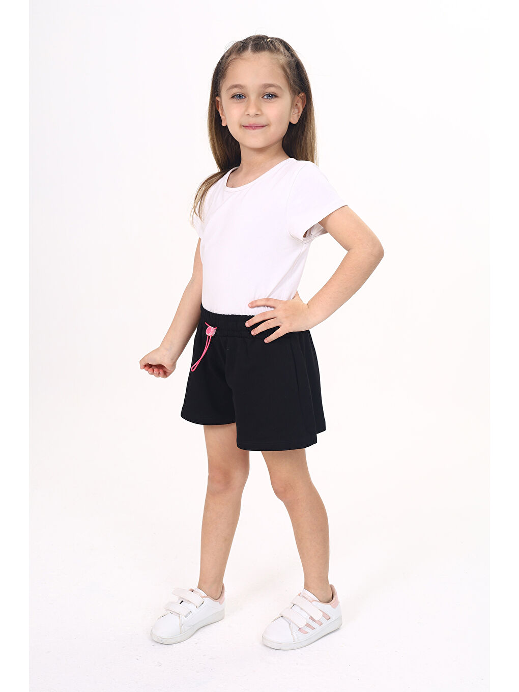 Siyah Kız Çocuk Şort