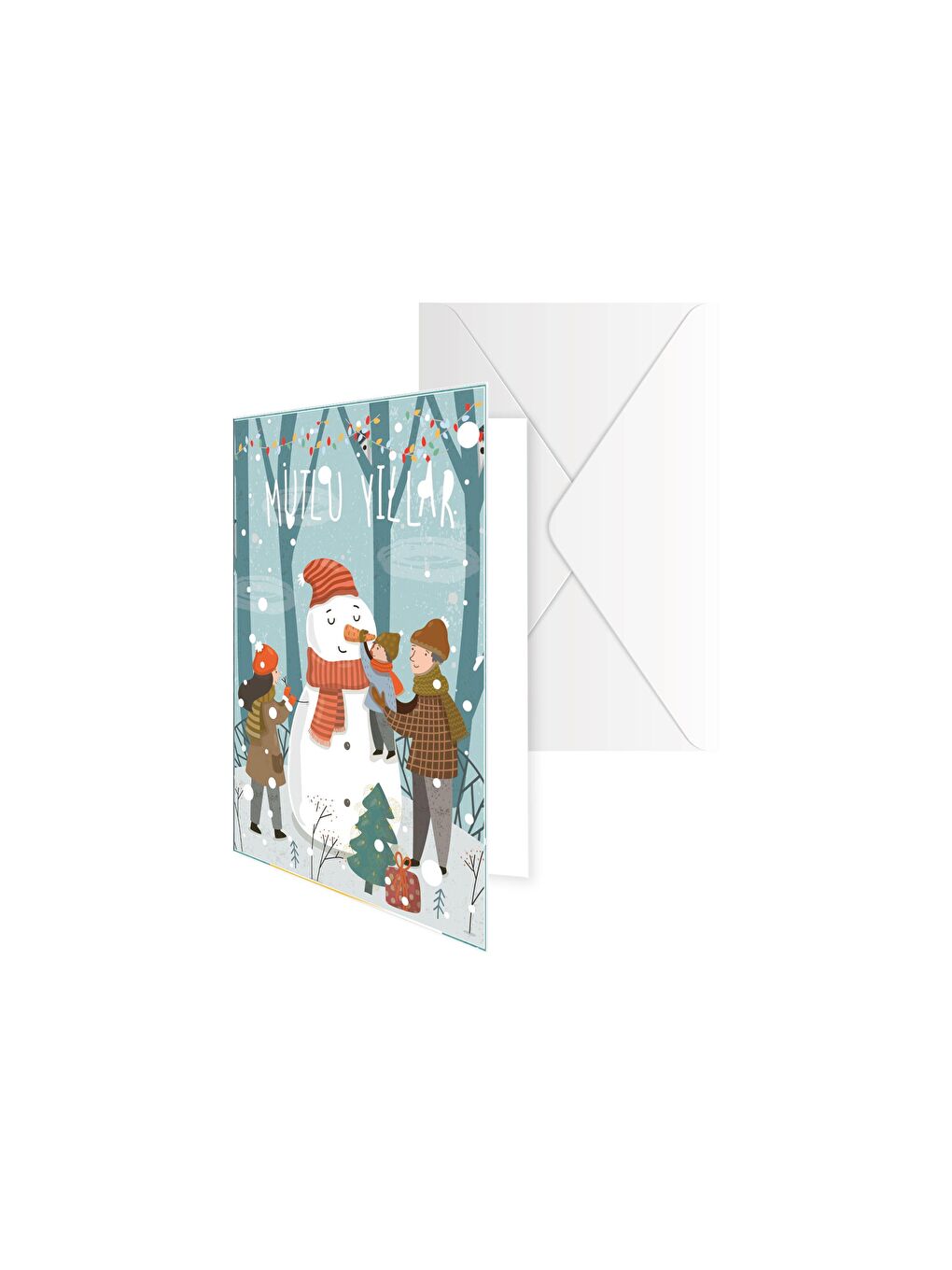 Yılbaşı Tebrik Kartı Zarflı No:7-1