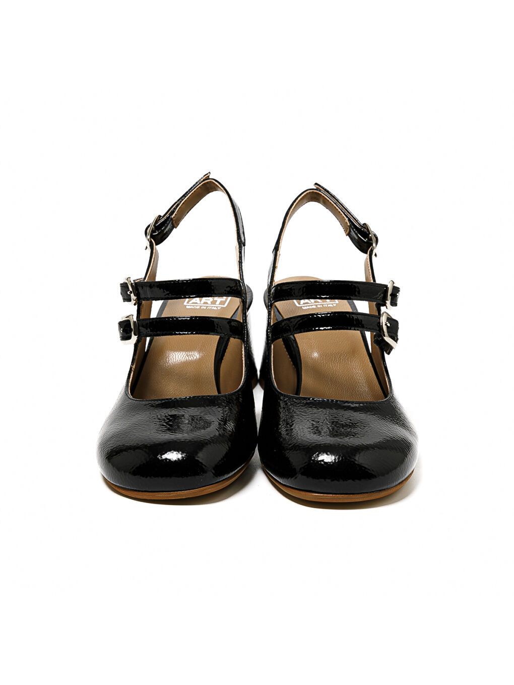 Siyah Kadın Sandalet 205558CO 5558 SLIDE Naplack Nero-3