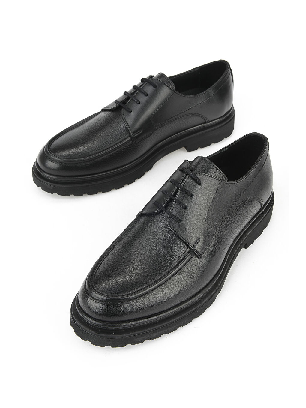 Erkek Hakiki Deri Klasik Ayakkabı 1531056Z4617 Siyah-4