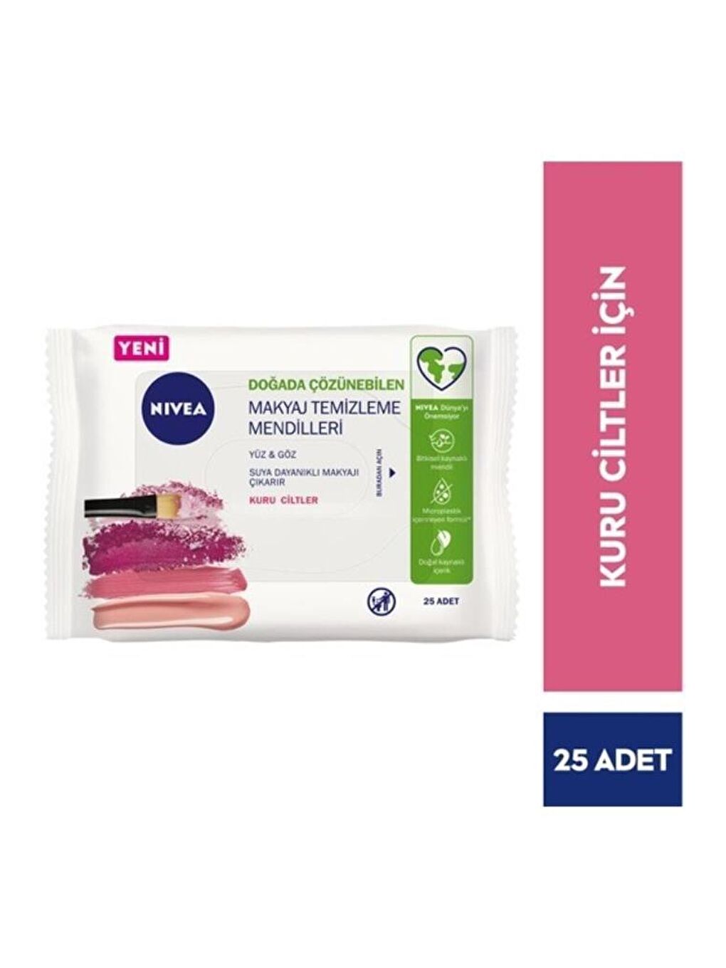 NIVEA Şeffaf Makyaj Temizleme Mendili 25 Adet