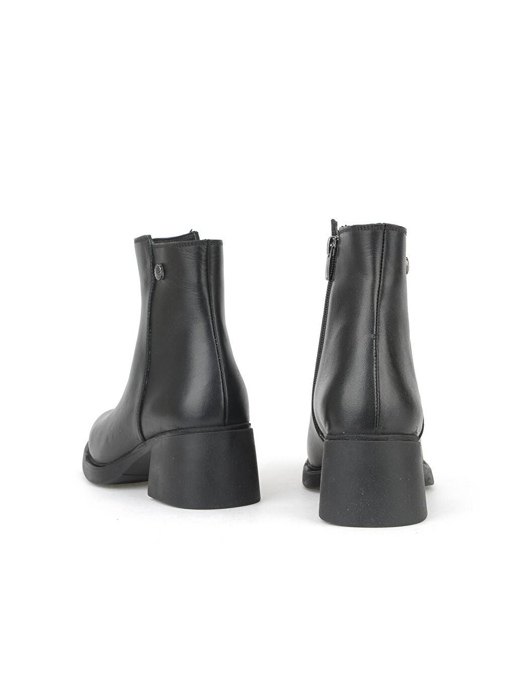 Kadın Hakiki Deri Bot 153359Z621 Siyah-2