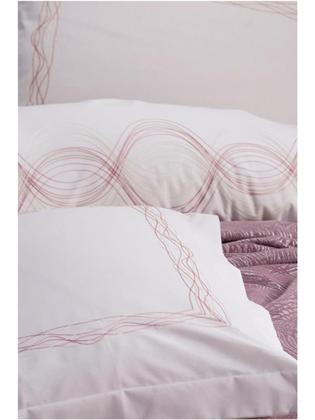 Pembe Aren Gelin Seti 7 Parça Pudra-1