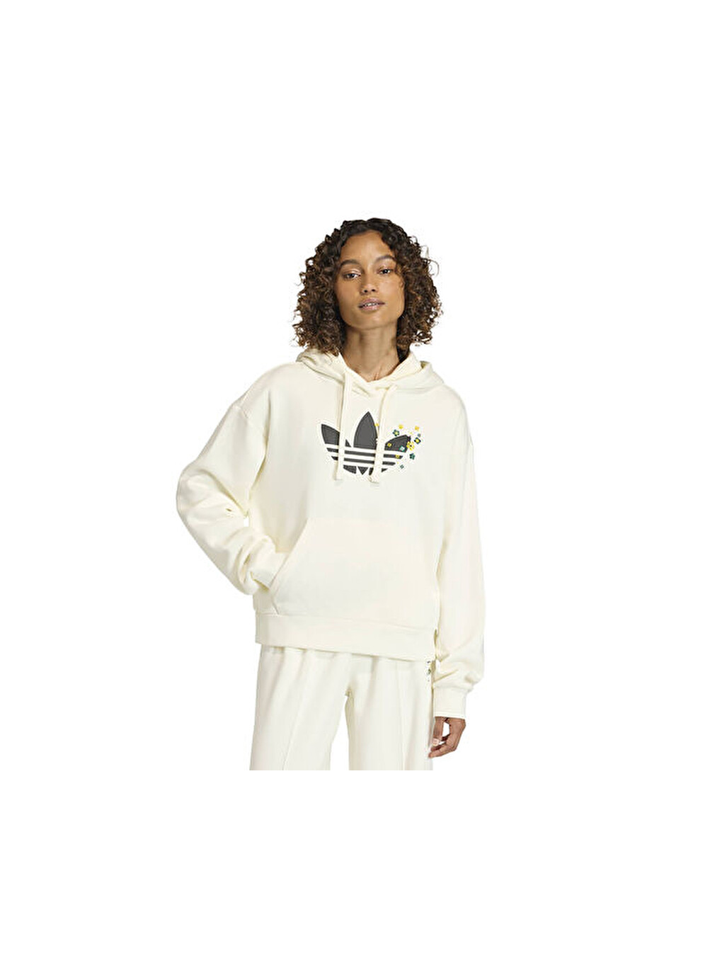 Ess Ft Hd Os Kadın Günlük Sweatshirts Kc9172 Beyaz