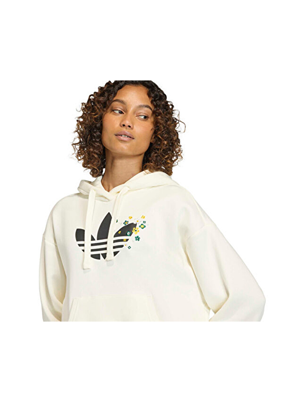 Ess Ft Hd Os Kadın Günlük Sweatshirts Kc9172 Beyaz-2