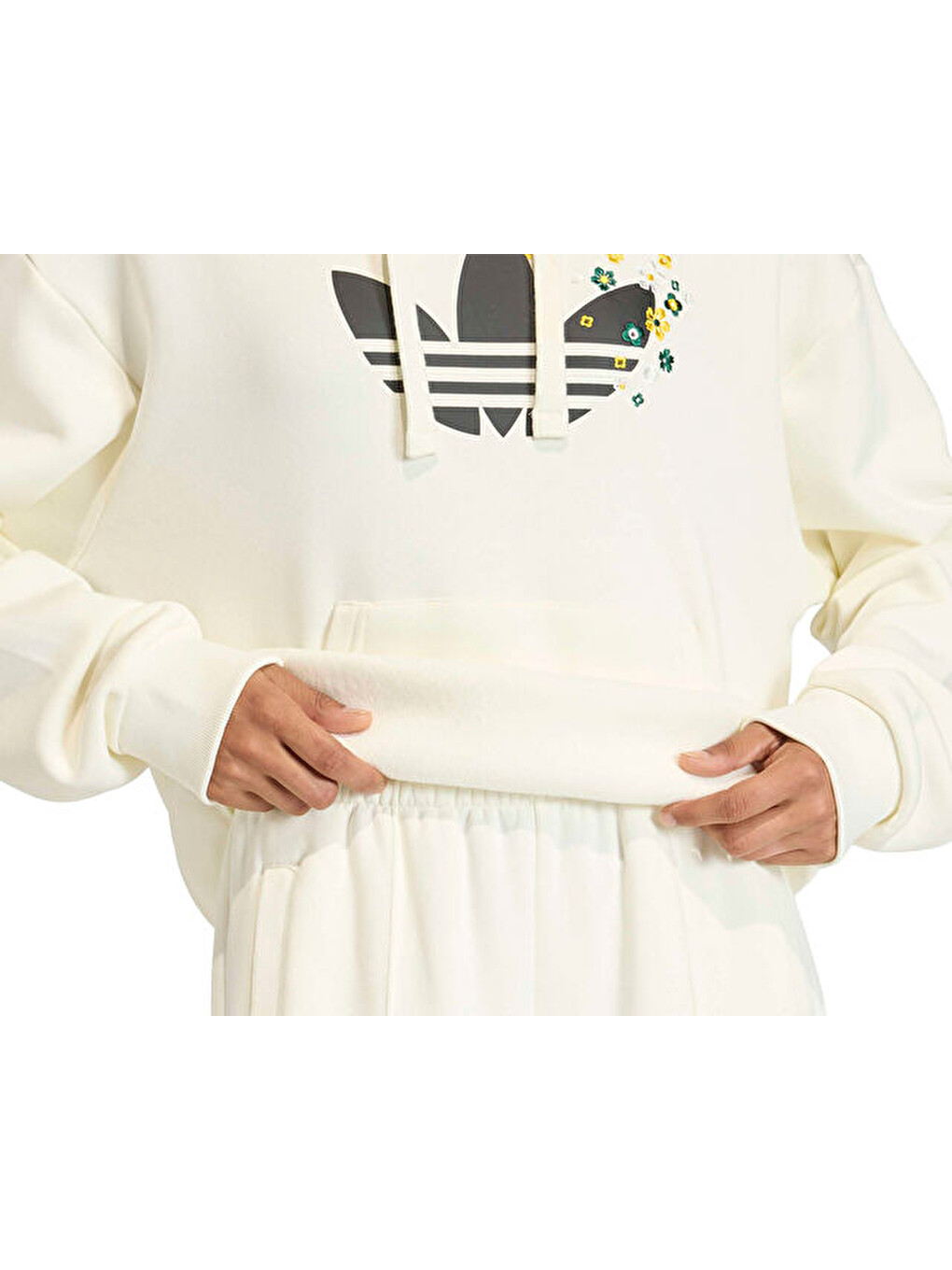 Ess Ft Hd Os Kadın Günlük Sweatshirts Kc9172 Beyaz-3