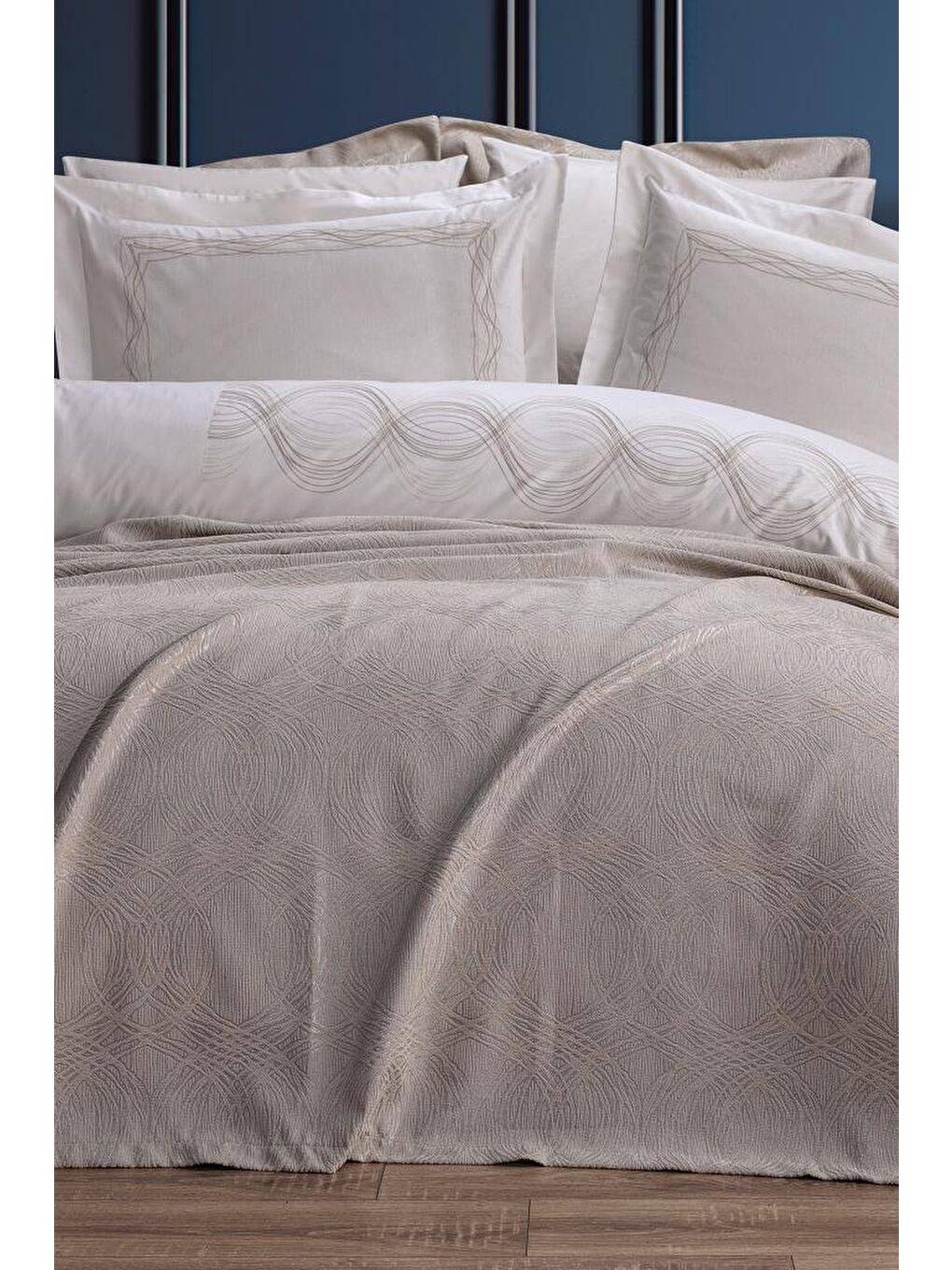 Kahverengi Aren Gelin Seti 7 Parça Cappucino