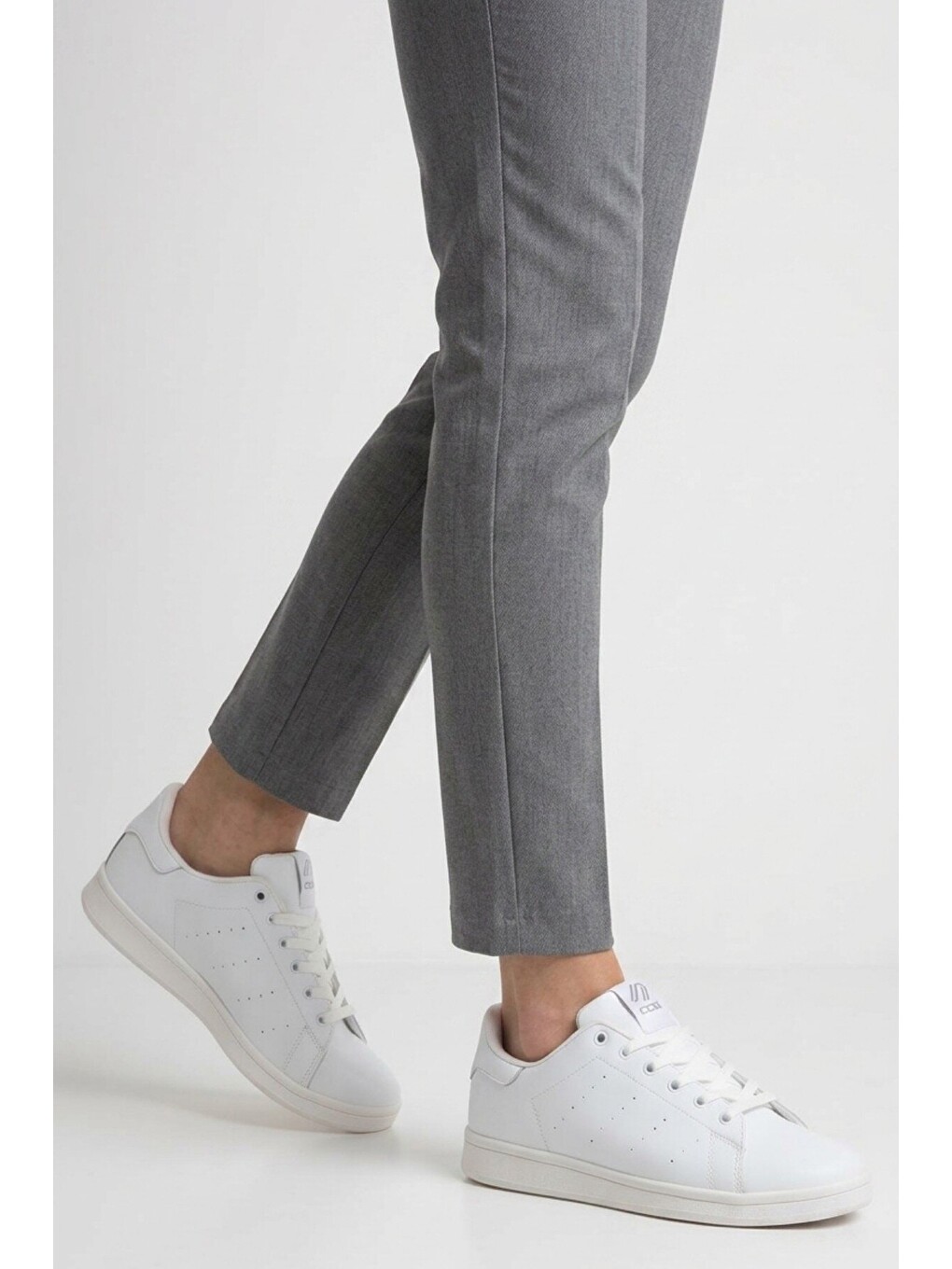 Unisex Beyaz Günlük Sneaker Spor Ayakkabı Rahat Casual Model Ursula G-1
