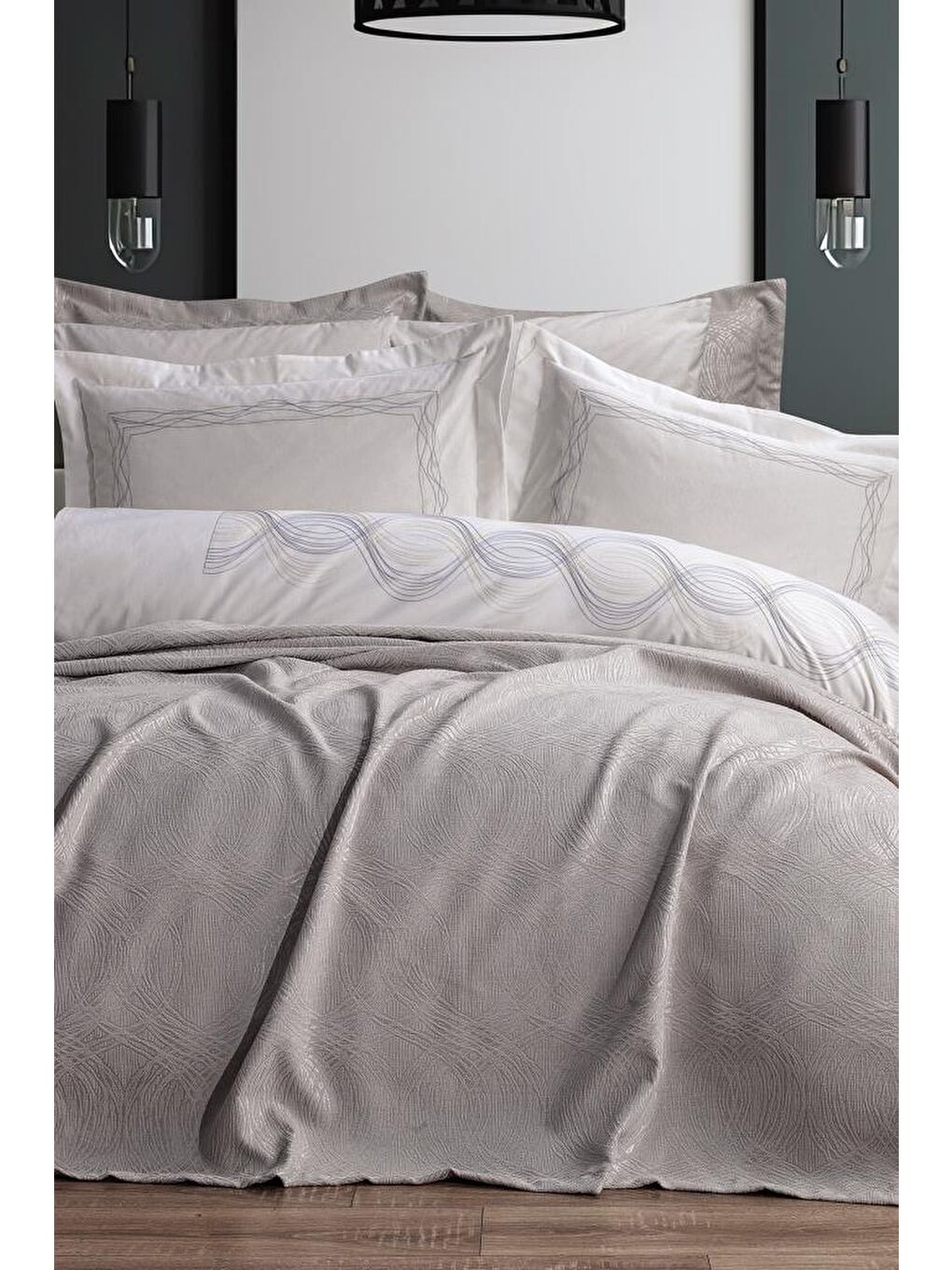 Aren Gelin Seti 7 Parça Bej