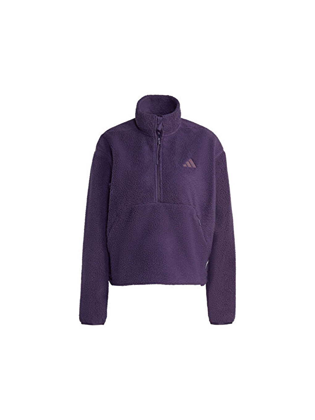 W Ct Fleece Hz Kadın Günlük Polar Sweatshirt Jv7137 Mor-6