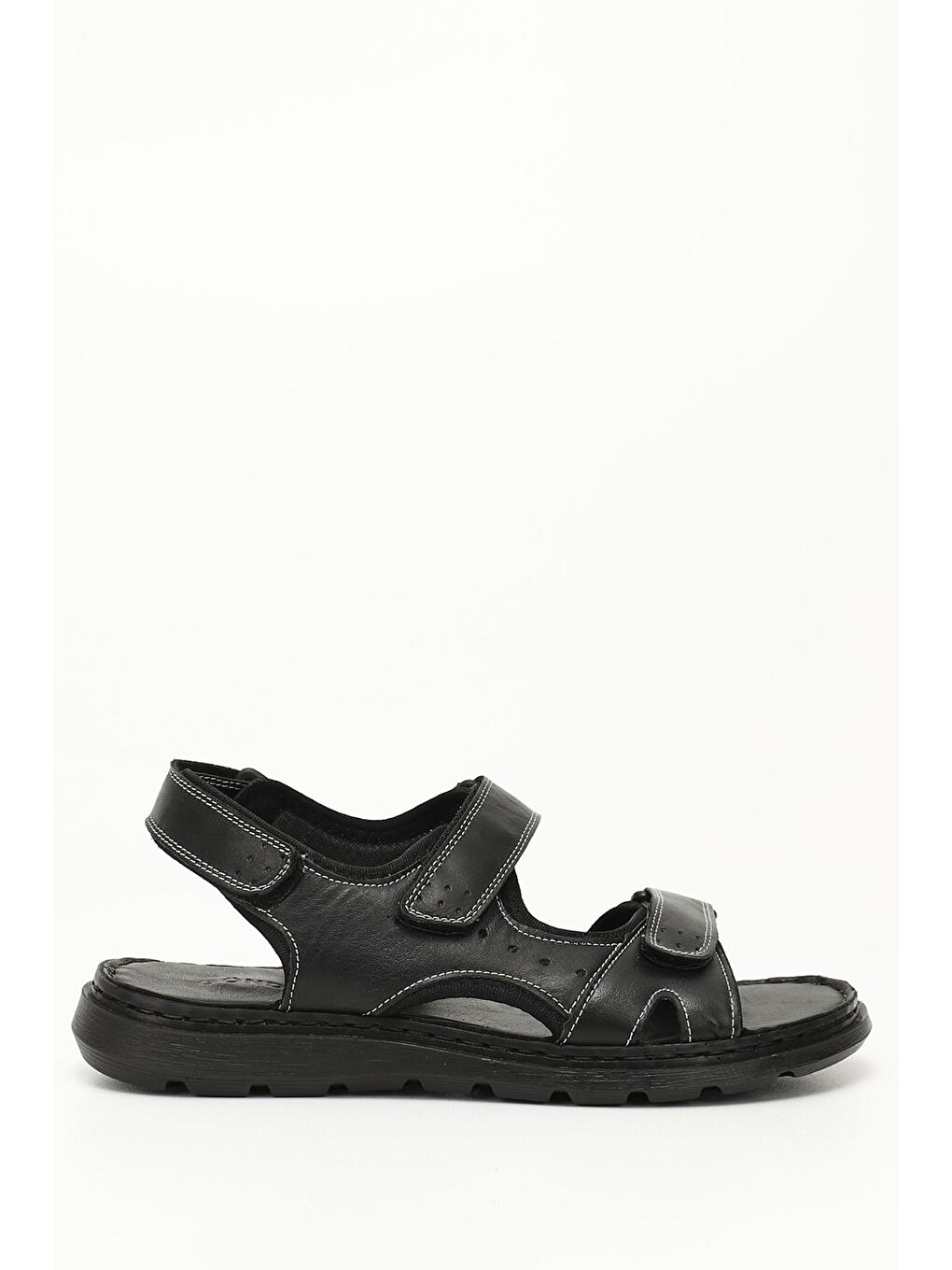 Siyah SİYAH  Hakiki Deri Erkek Sandalet 42434