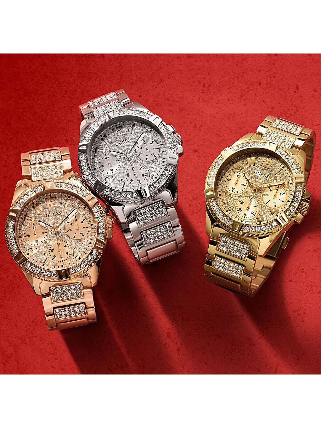 Sarı GUW1156L2 Kadın Kol Saati-3