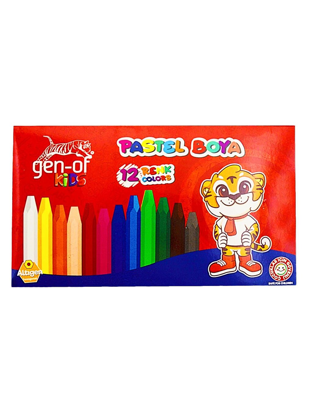 Gen-Of Kuru Boya 12 Renk +Pastel Boya 12 Renk - 2