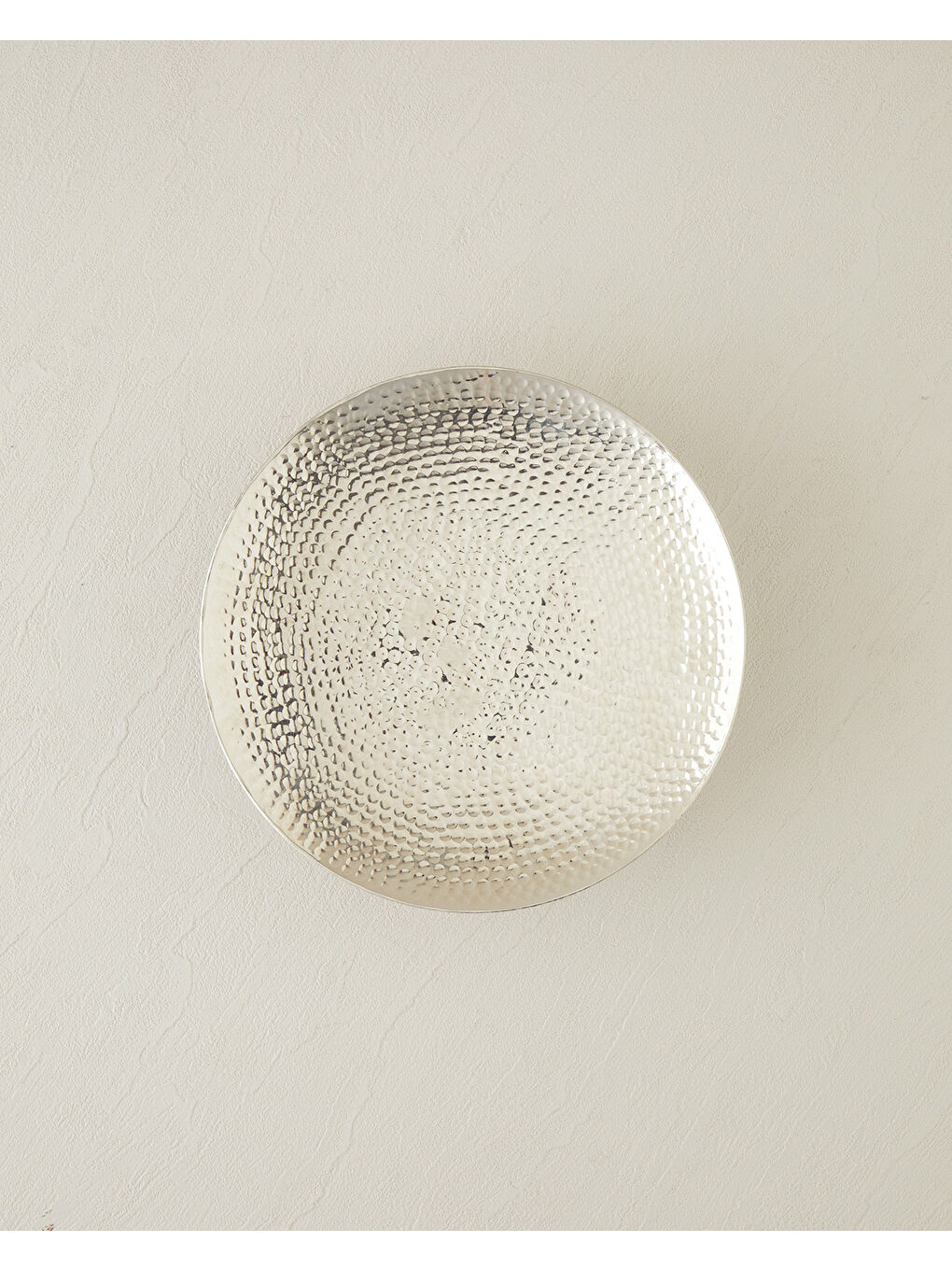 Gri Adora Metal Dekoratif Tepsi 23.5 x 23.5 x 7 cm Silver-1