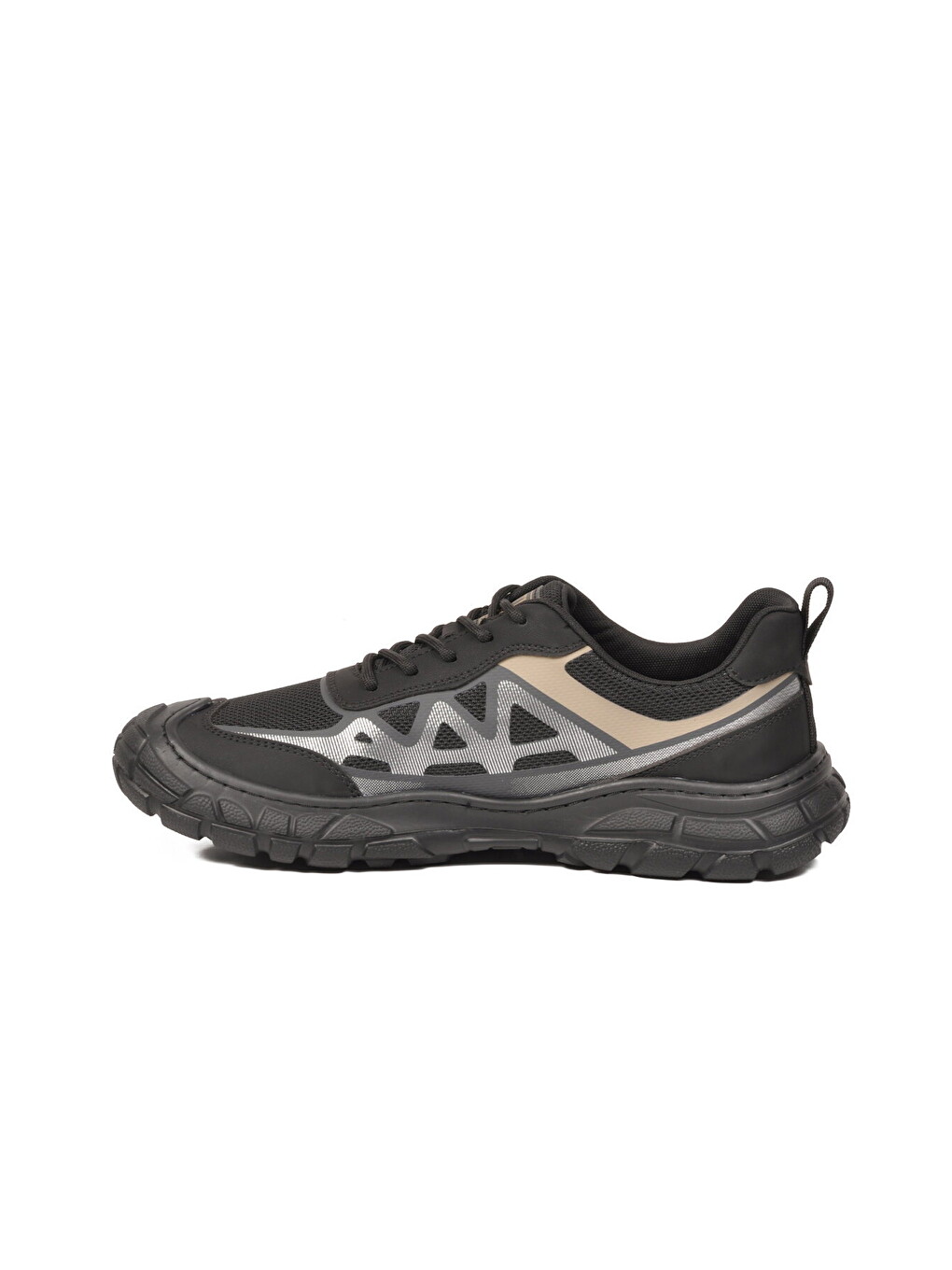 Siyah Erkek Trekking Outdoor Stil Nefes Alabilen Günlük Spor Ayakkabı E097 M-1