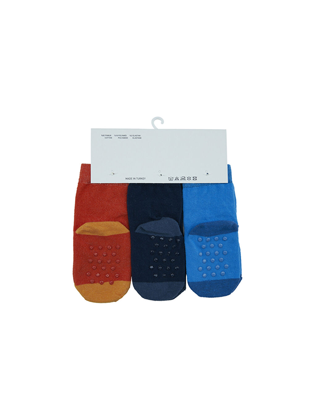 Karışık Erkek Çocuk 3'lü Soket Çorap Set-7