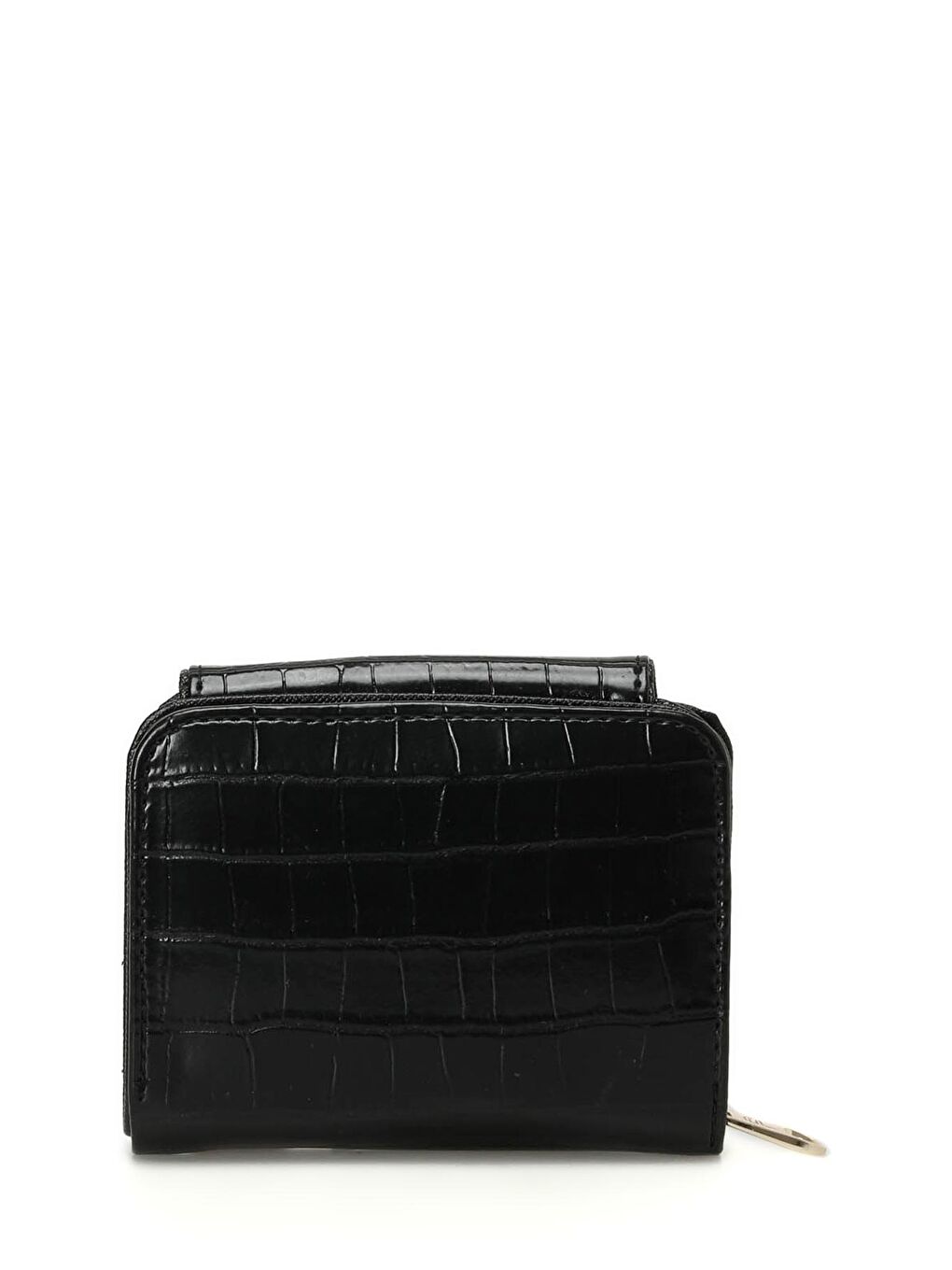 CROCO PATLI CZDN 4PR Siyah Kadın Cüzdan-1