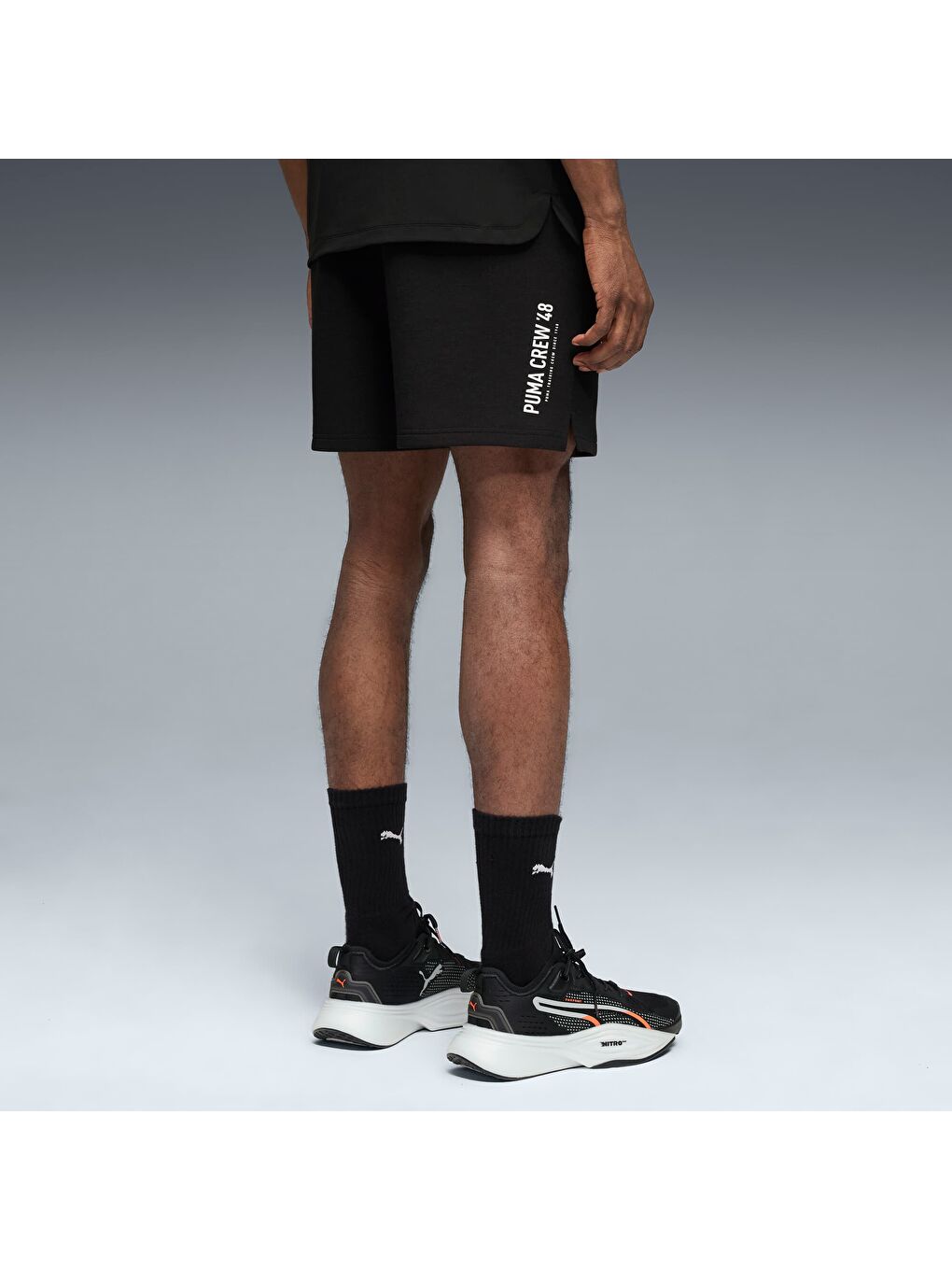 Siyah CLOUDSPUN Erkek 5" Antrenman Şortu-2