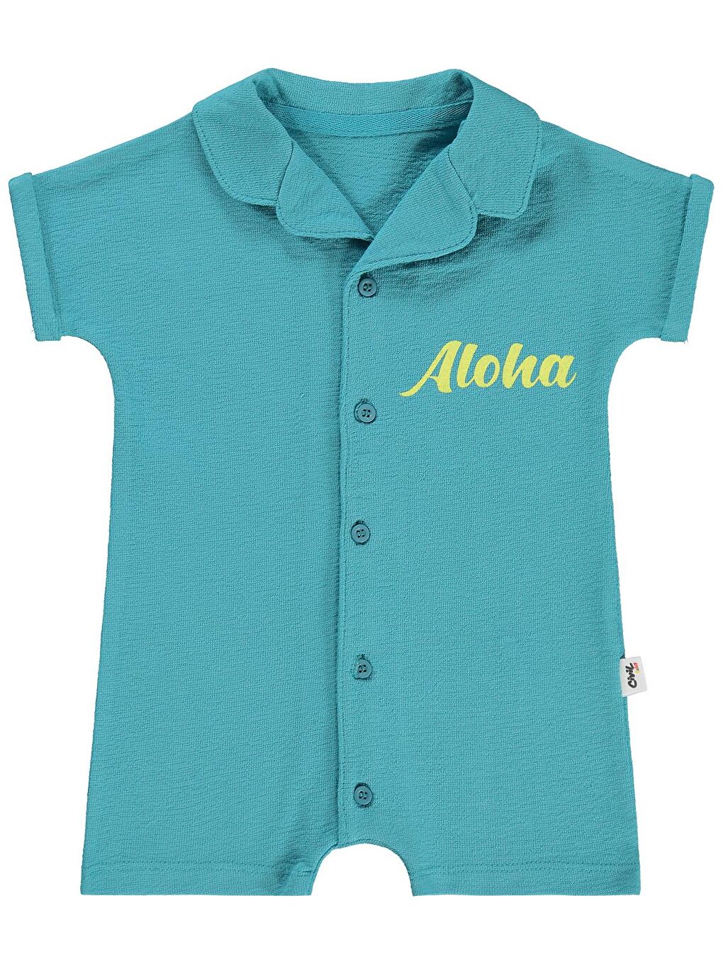 Petrol Baby Aloha Baskılı 6-18 Ay Tulum - Yeşil