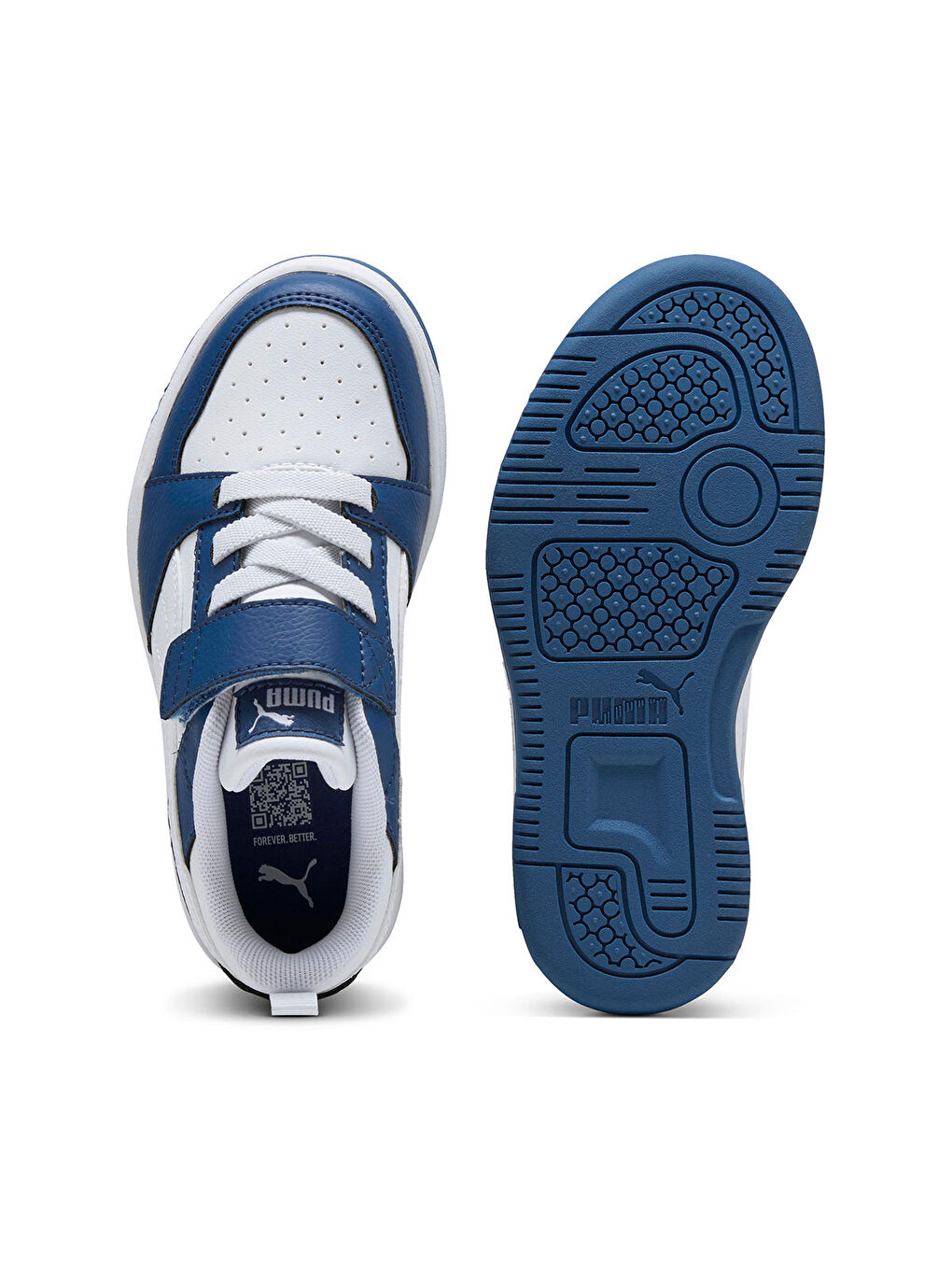 Rebound V6 Lo Ac Çocuk Mavi Sneaker-3