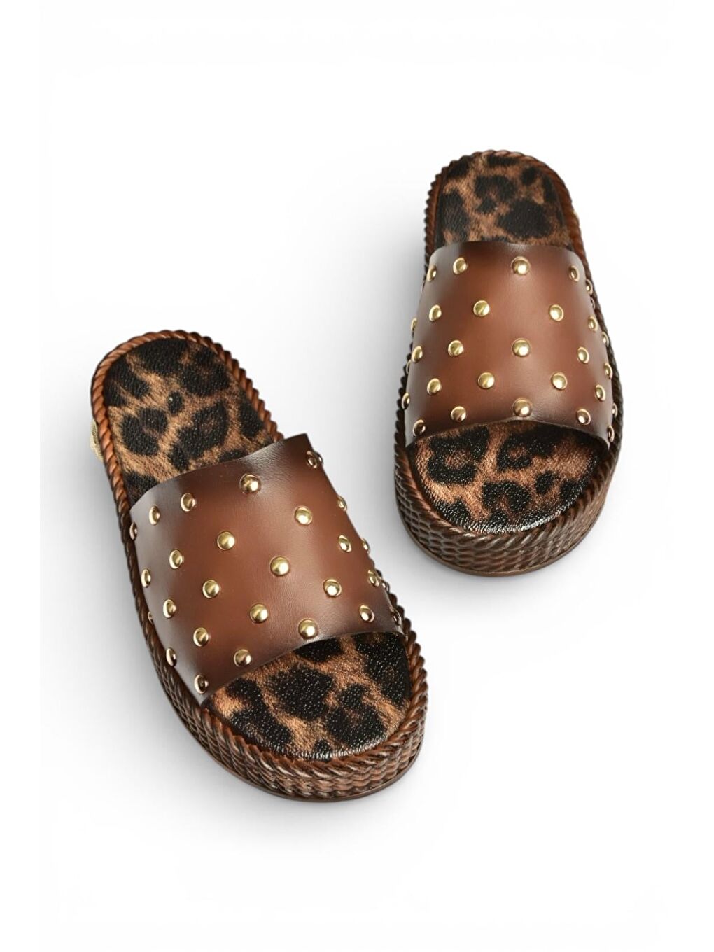 Kahverengi Kadın Terlik Y390400003-5