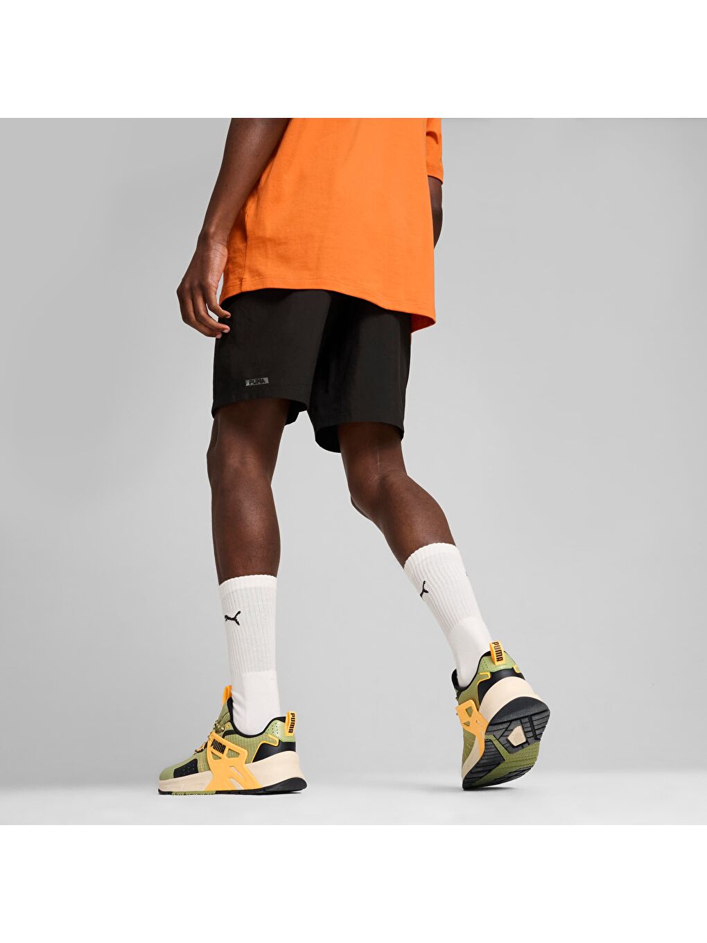 Siyah RAD/CAL Erkek Dokuma Şort-2