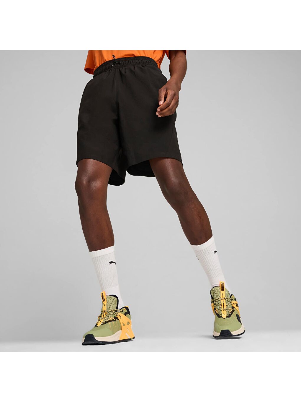 Siyah RAD/CAL Erkek Dokuma Şort-4