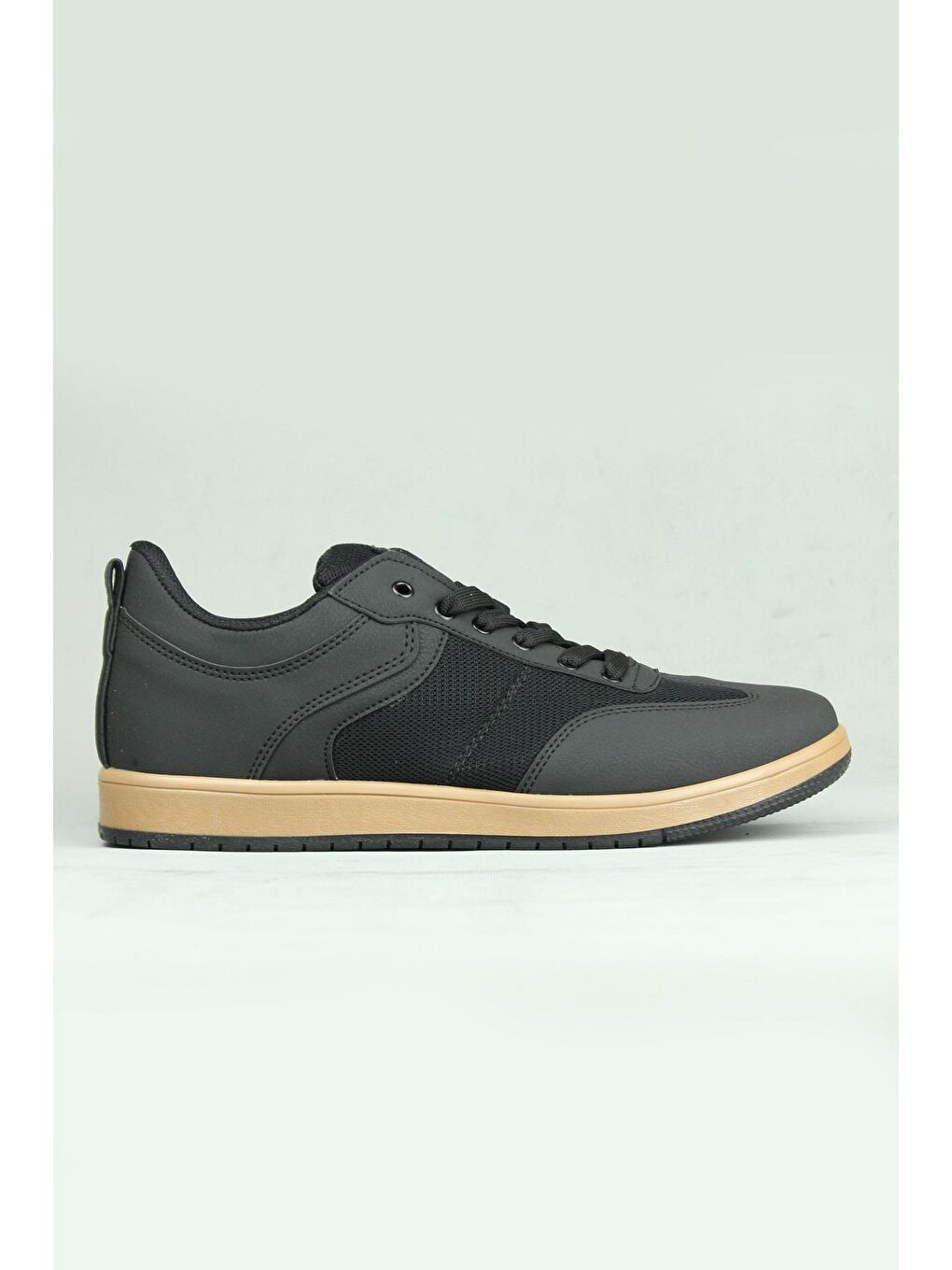 Siyah Veron 3458 Sneaker Spor Ayakkabı Erkek-5