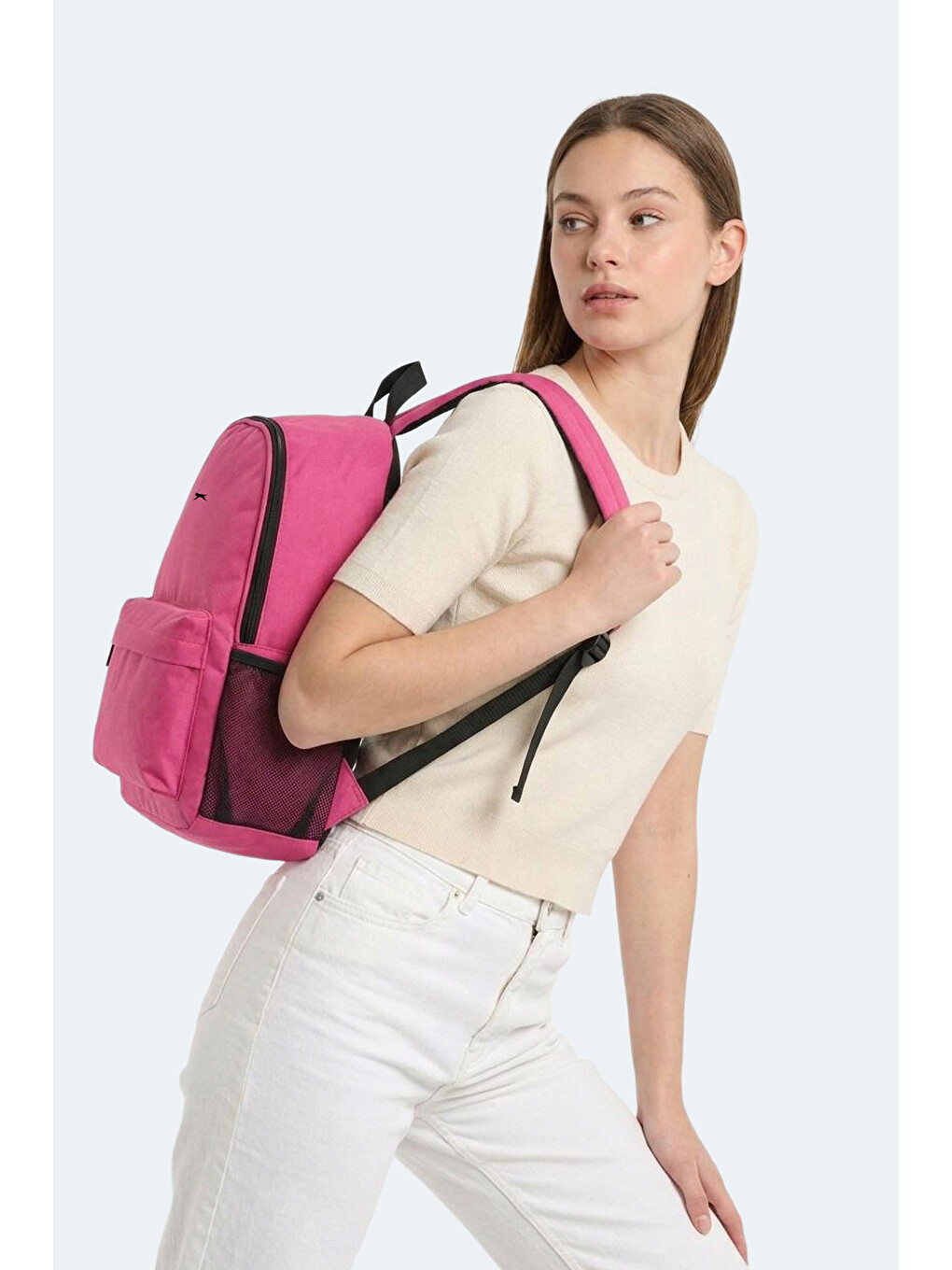 Gulena Unisex Fuşya Sırt Çantası-4