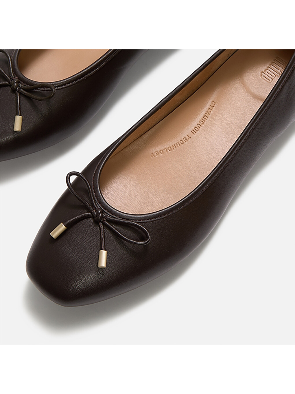 Kahverengi Kadın Babet Hx8-001/167 Delıcato Bow Soft Leather Ballet Flats-2