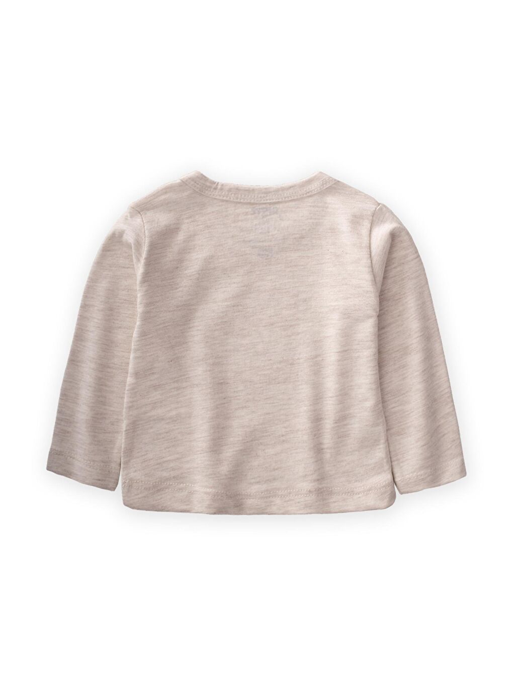 Baskılı Mevsimlik T-Shırt 0-4 Yaş Bej Melanj-1