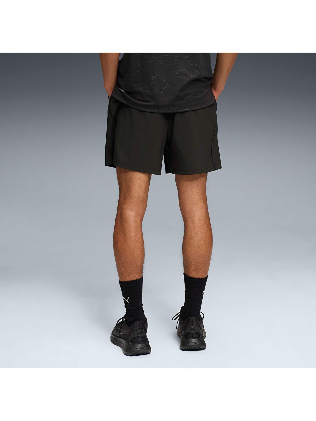 Siyah TECH TRAINING Stretch Erkek 5" Şort-2