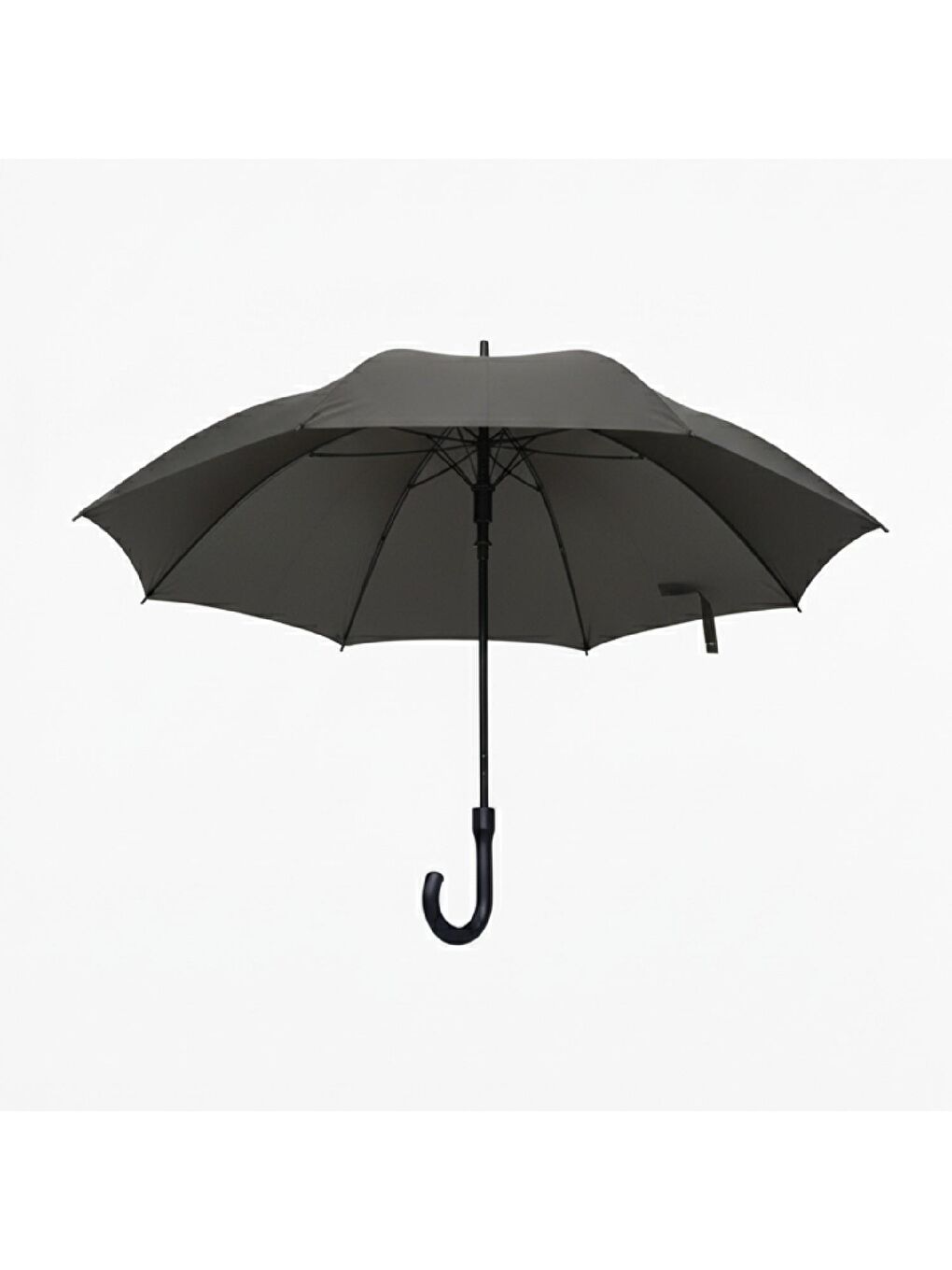 Antrasit Fiber Bastonlu Yarı Otomatik 8 Telli 60 cm Şemsiye (115M)