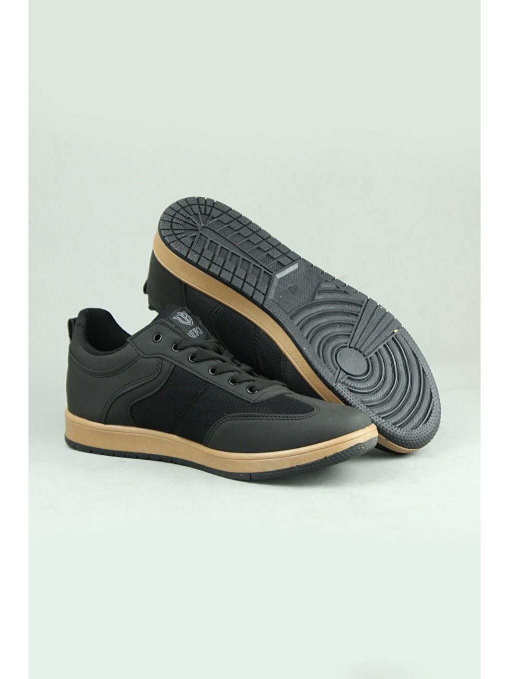 Siyah Veron 3458 Sneaker Spor Ayakkabı Erkek-1