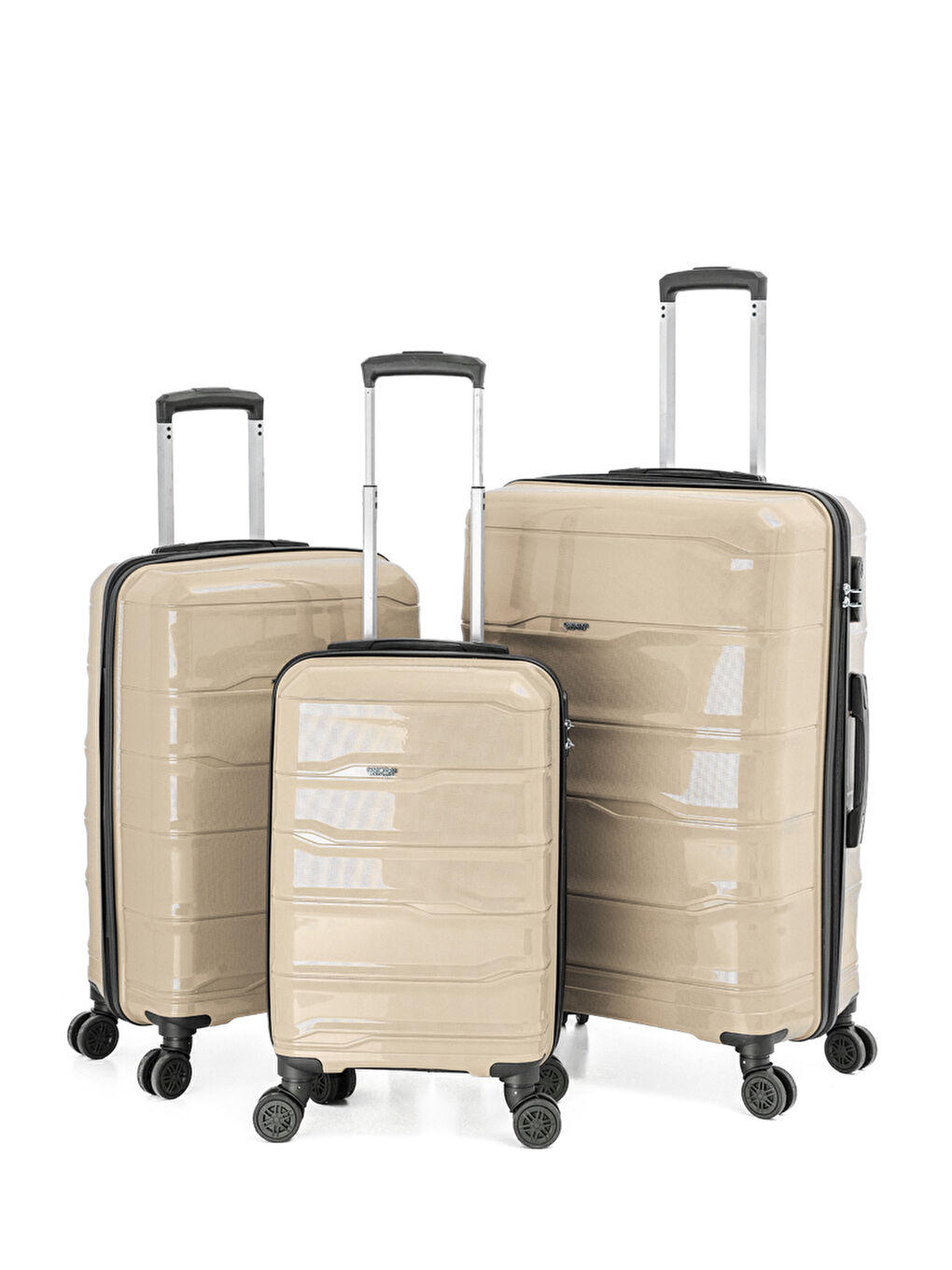 Bej PP İstanbul 3 lü Bavul Seti-1