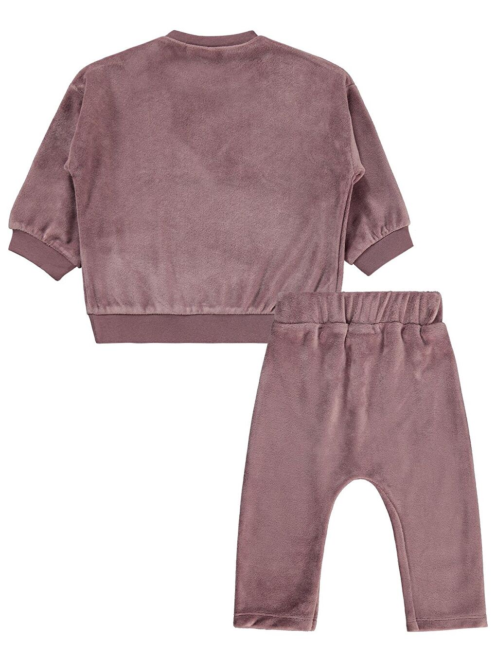 Baby Kedi Nakışlı 6-18 Ay Takım - Kahverengi 12-18 Ay-2