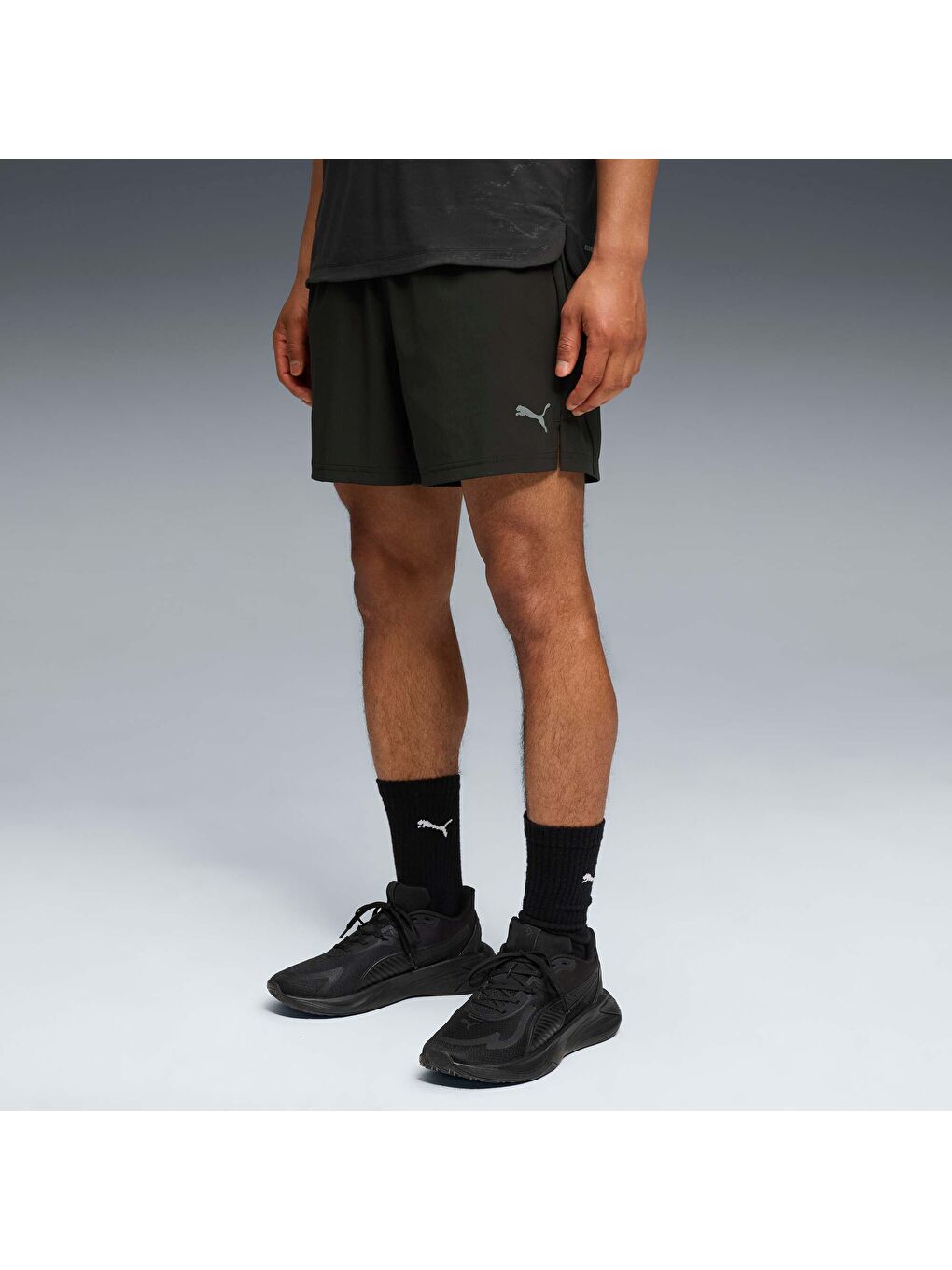 Siyah TECH TRAINING Stretch Erkek 5" Şort-6