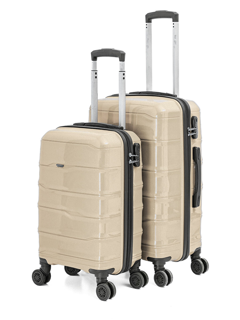 Bej PP İstanbul 3 lü Bavul Seti-2