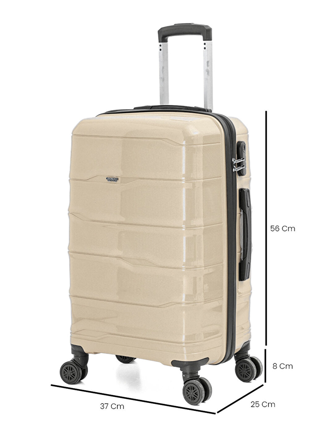 Bej PP İstanbul 3 lü Bavul Seti-3