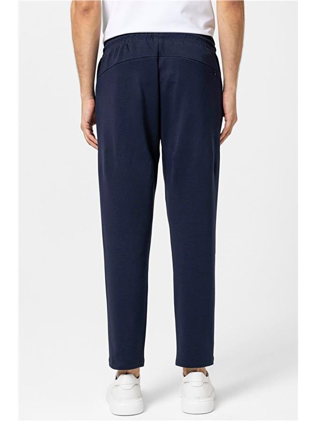 Lacivert Regular Düz Jogger Pantolon-5