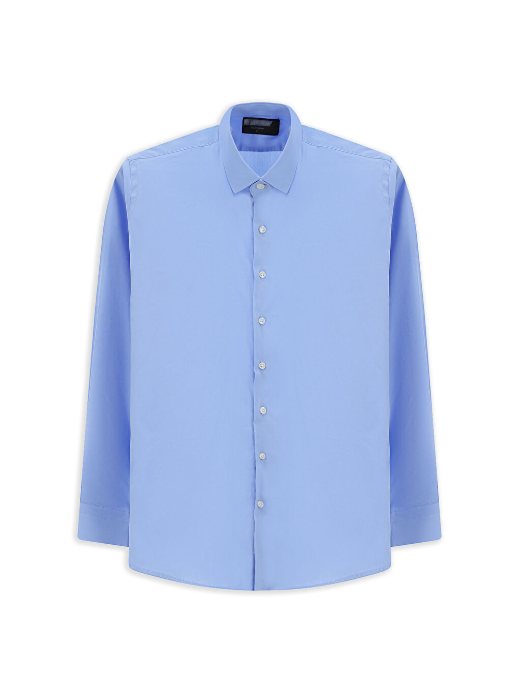 Mavi Techno-Line Uzun Kol Slim Fit Dar Kesim Pamuklu Desenli Gömlek