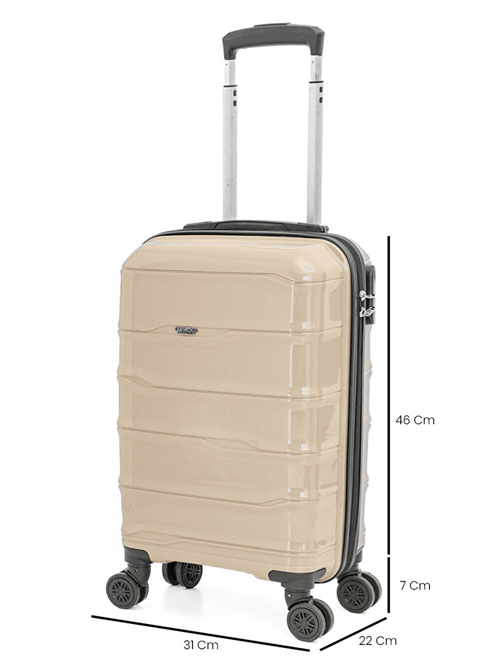 Bej PP İstanbul 3 lü Bavul Seti-5