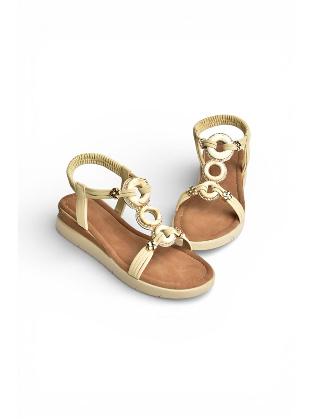 Bej Kadın Sandalet Y274800909-5