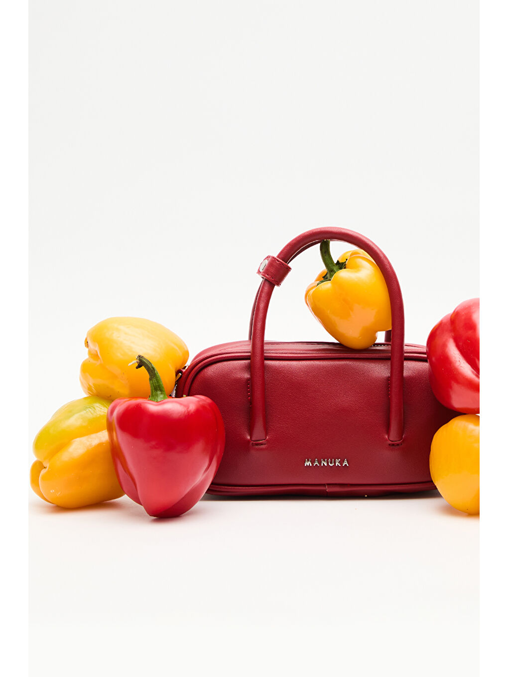 Mini Bowlıng Çanta Kırmızı-2