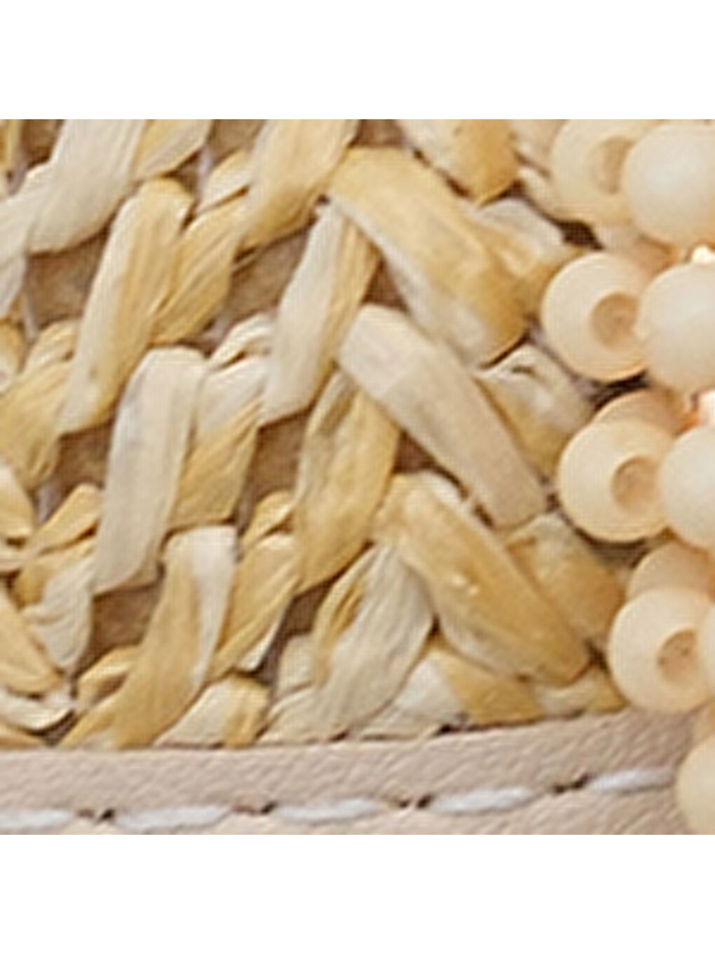 Bej Verla Hasır Tokalı Dolgu Topuklu Kadın Terlik-6