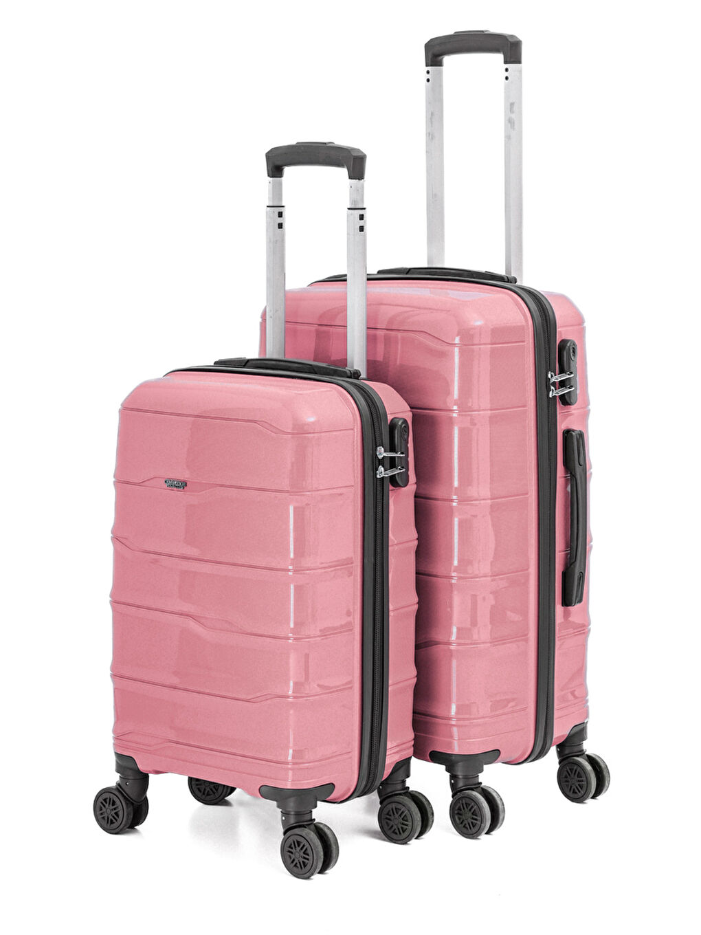 Pembe PP İstanbul 3 lü Bavul Seti-3