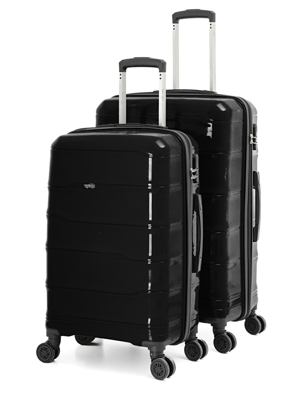 Siyah PP İstanbul 3 lü Bavul Seti-2