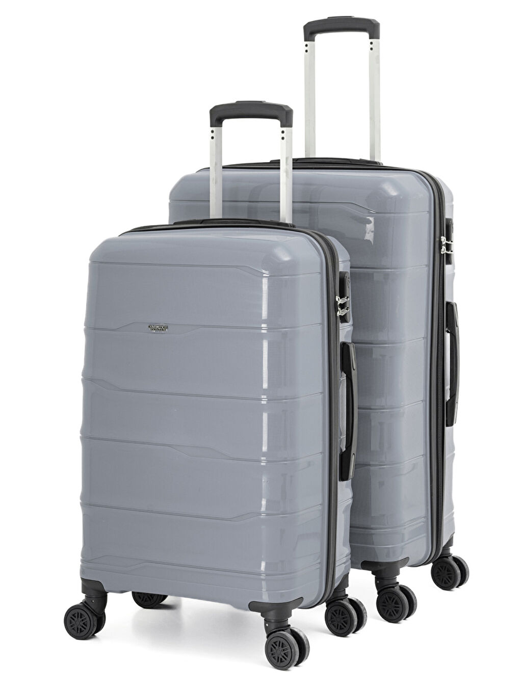 Gri PP İstanbul 3 lü Bavul Seti-2