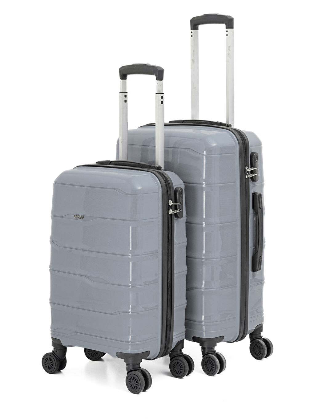 Gri PP İstanbul 3 lü Bavul Seti-3