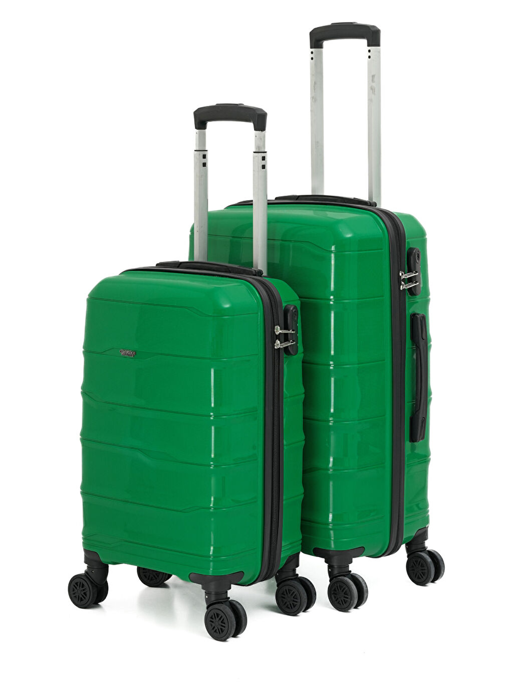Yeşil PP İstanbul 3 lü Bavul Seti-3